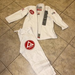 Gracie Barra GB1 Edition Kimono White Set Top & Pants Only Size A0. See Pics