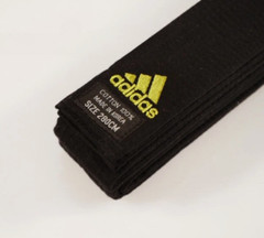 Adidas Master Black Belt 260cm Taekwondo Karate Judo Hapkido Belt