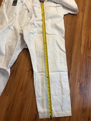 PBS White Jiu Jitsu Gi 100% Cotton Heavyweight Weave Size A NWT