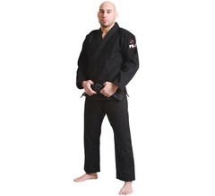 New Fuji Sports All Around Mens Brazilian Jiu Jitsu Gi Jiu-Jitsu BJJ – Black A1