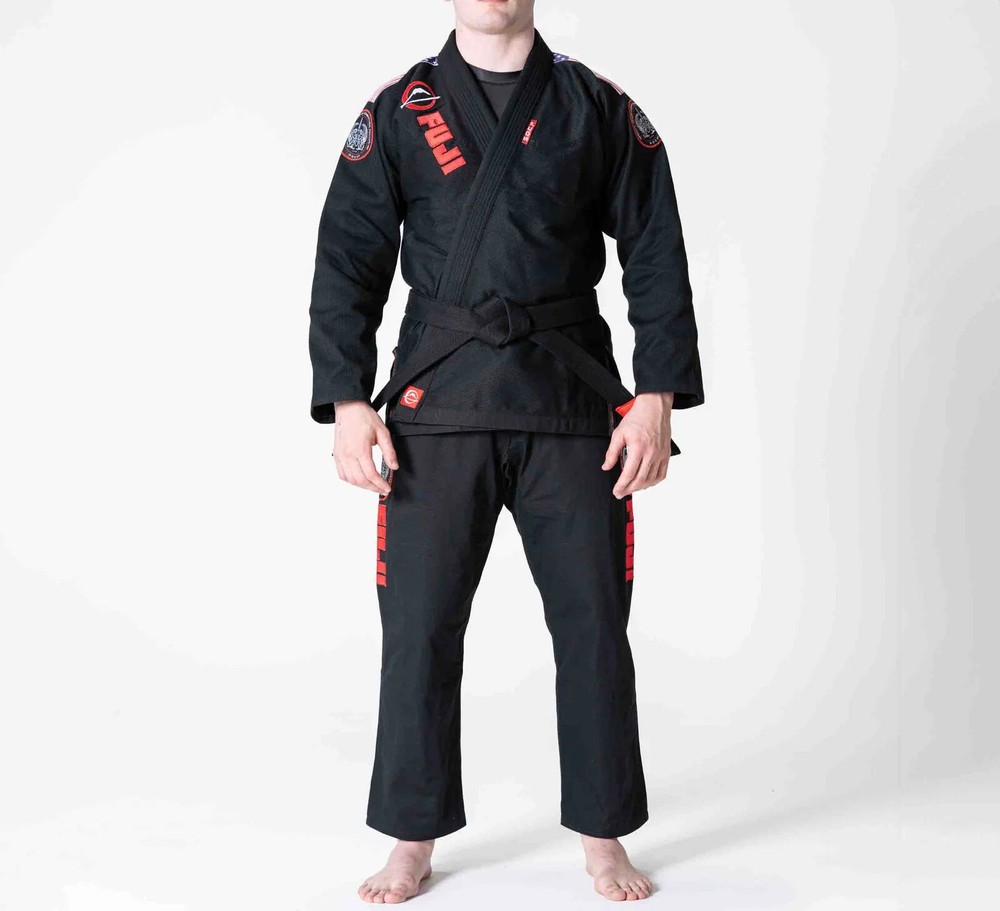 Fuji Sports S.O.C.P SOCP Sekai 2.0 „World” Mens Brazilian Jiu-Jitsu BJJ Gi Black