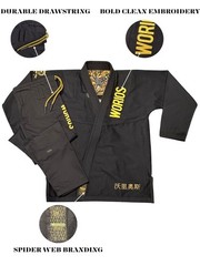 Worios Black Karat BJJ Competition Gi Special Edition For Adults