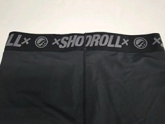 Shoyoroll Mens Black Mma Jui Jitsu Compression Leggings Black Logo L #8864