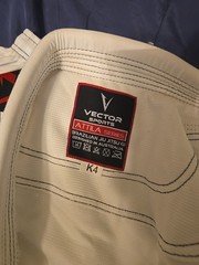 Vector Sports Gi White Size K4 Attila Series Brazilian Jui Jitsu New W/Tags