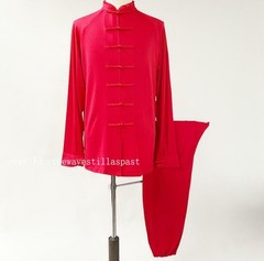 Women Men Tang Kung Fu Suit Outfits Silk Martial Arts Uniform Yoga Tai Chi Sets