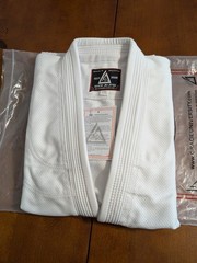 Gracie Men’s GI 3/160 White Cotton Blend MMA Jiu Jitsu