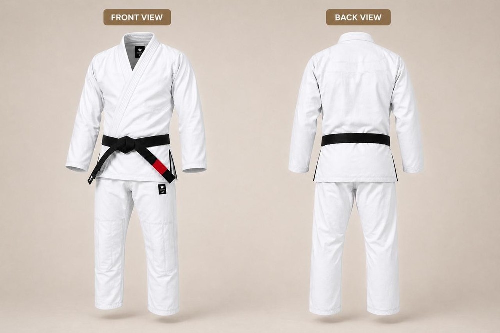 Sleeveless White Brazilian Jiu Jitsu BJJ Gi – Lightweight martial arts Uniform