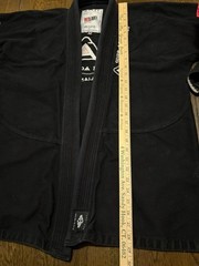 Maeda Red Label A2 Core Academy BJJ Kimono Jacket Top Black Brazilian Jiu-Jitsu
