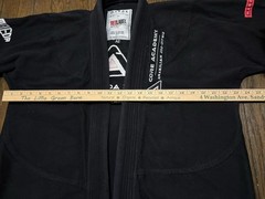 Maeda Red Label A2 Core Academy BJJ Kimono Jacket Top Black Brazilian Jiu-Jitsu