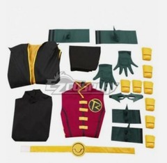 DC Batman Damian Wayne Robin Cosplay Costume
