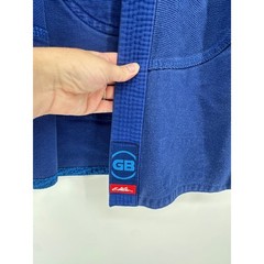 Gracie Barra Equipe GB Jiu-Jitsu Gi Kimono Jacket Blue Kids Size A4 Martial Arts