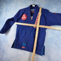 Gracie Barra Equipe Edition Kids BJJ Gi Top Blue Size Y5 Jiu-Jitsu Uniform
