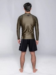 Fuji Baseline 2.0 IBJJF Ranked BJJ LongSleeve LS Rashguard – Military Green