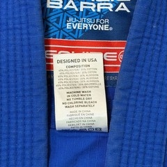 Gracie Barra Blue GB Equipe Edition Jiu Jitsu Kimono Jacket & Pant Youth Size Y3