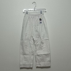 Adidas WKF Approved White Stretch Waist Drawstring Karate Pants Kid’s 150-160 cm