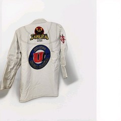 Samurai Style Nova Uniao BJJ Gi A0 White Vintage Ripstop Grid Jiu Jitsu Kimono