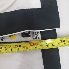 TOP TEN Taekwondo Uniform ITF Approved Size XL 200cm TKD White Mod. 16791-1