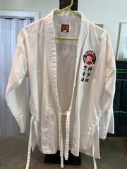 GTMA Jiu Jitsu Gi Double Weave White Kids Size 2/160