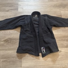 Off Brand Kids BJJ Jiu Jitsu Kids Gi Size K1 Black