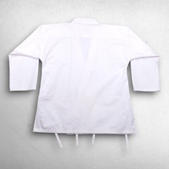 KI International Karate GI Jacket Top Unisex 4 White Heavyweight Cotton KR-98