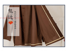 Unisex Shaolin Buddhist Monk Meditation Kung Fu Uniform Cotton Buckle Suit Sets