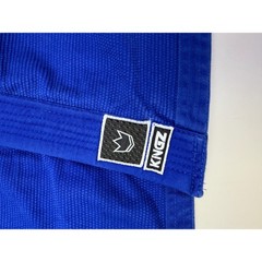 Kingz ONE Jiu Jitsu Gi Blue BJJ Uniform Mens Size A4 Pearl Weave Training Set