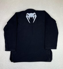 Venum Contender BJJ Gi Jacket Mens Large A2.5 Black Brazilian Jiu Jitsu Top