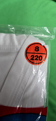 Taekwondo uniform size 8/220