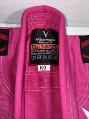 New Vector Sports Pink Kids Joy-Jitsu Go,Ko, Top & Pants, No Belt