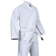 Unisex Premium Adult Kids Karate Gi Uniform Suit Aikido Taekwondo Set Free Belt