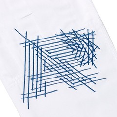 Albino and Preto Batch #108: Stained Glass BJJ Kimono 450 gsm White BJJ Gi