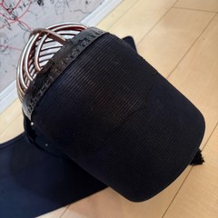 Japanese Kendo Men Head Gear Mask Size 68cm Hokkamuri Armor Equipment