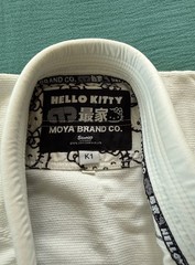 MOYA BRAND CO. Hello Kitty White Jiu-Jitsu Gi Uniform Kids Unisex Size K1