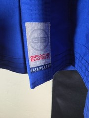 Gracie Barra Limited Edition Ripstop Trainlite Blue Kimono Top Jacket 1 Piece A2