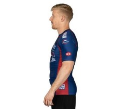 Fuji XTR Extreme MMA BJJ Jiu Jitsu ShortSleeve Short Sleeve Rashguard Navy Blue