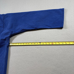 Hayabusa Premium Gi Top Mens A2 Blue Embroidered Logo Front and Back Jiu Jitsu
