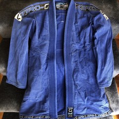 ZERO G TATAMI BRAZILIAN JIU JITSU GI KIMONO SIZE A 2 L ADULT UNISEX