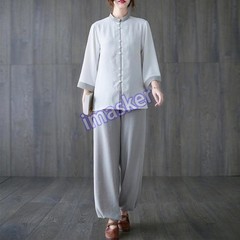 New Women’s Tai Chi Uniform Martial Arts Performance Training Clothes Tang Suits