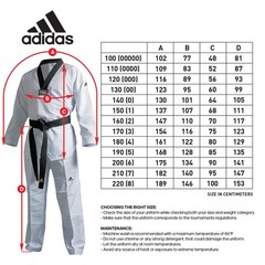 Adidas Taekwondo Uniforms Size 1 – Pre Owned Good condition.