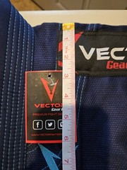 New Vector Sports Gear Attila Series Blue Brazilian Jiu Jitsu Gi Suit K2 Kids