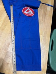 Gracie Barra Atleta A3 Blue Brazilian Jiu Jitsu BJJ Gi Kimono Pants Set EUC