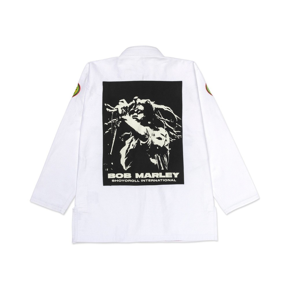 Best Selling White Shoyoroll Bob Marley V1 x Shoyoroll Bjj Gi 450 GSM With Bags