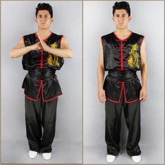Sleeveless Kung Fu Taichi Uniform Martial Arts Suit Changquan Nanquan Outfit Hot