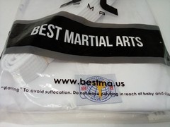 BMA Best Martial Arts Taekwondo EH Olympic Gi Size 5 180cm w/ Size 4 White Belt