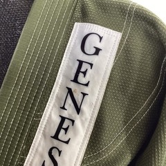 Jiu Jitsu Gi Size A2 Olive Green Biblical Scene Genesis 32 Brazil USA Japan Flag