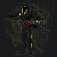 Black Taekwondo Uniform Dobok Adult Kids Female Taekwondo Dobok Cotton Suits