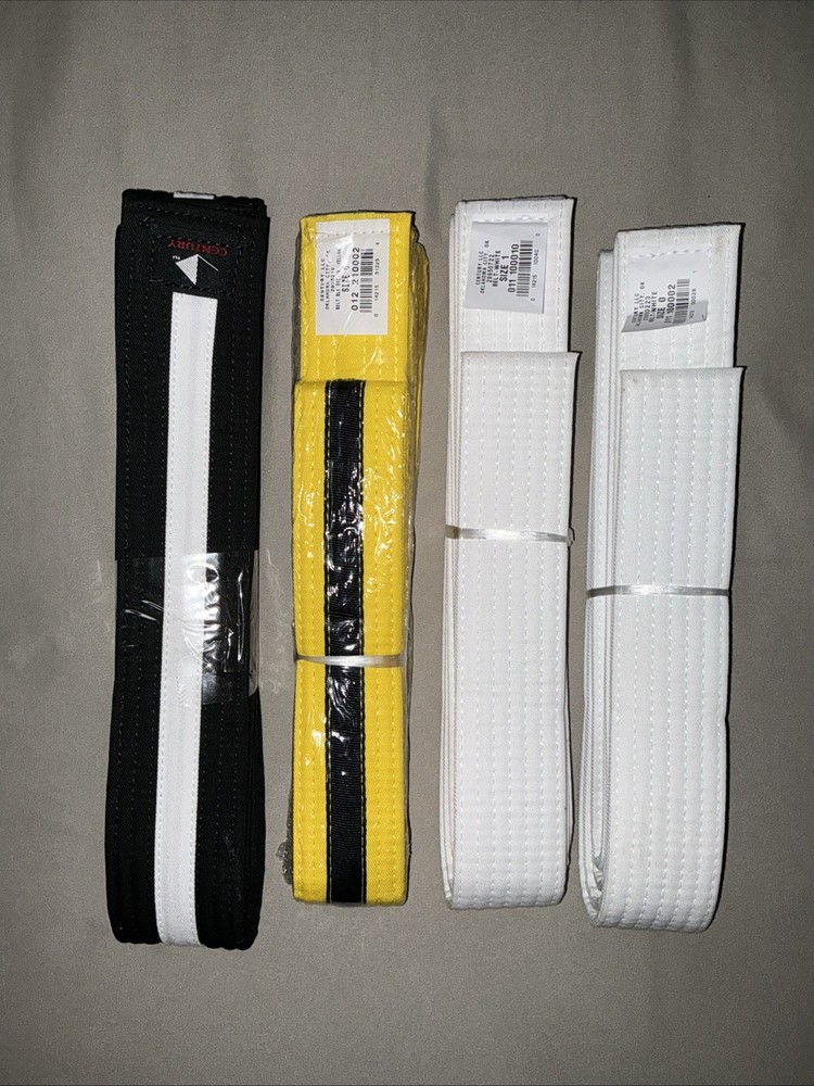 Century Martial Arts Uniform White Top Size 0 Bottom Size 1 with Belt Gi Kimono