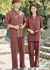 Chinese KungFu Tang fu Unisex Tai Chi Uniforms Clothing YOGA Fitness Zen Clothes