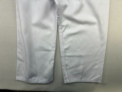 Unisex Karate Gi Wrap Jacket Pants Uniform Martial Arts Size 3 White