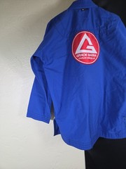 Gracie Barra Limited Edition Ripstop Trainlite Blue Kimono Top Jacket 1 Piece A2